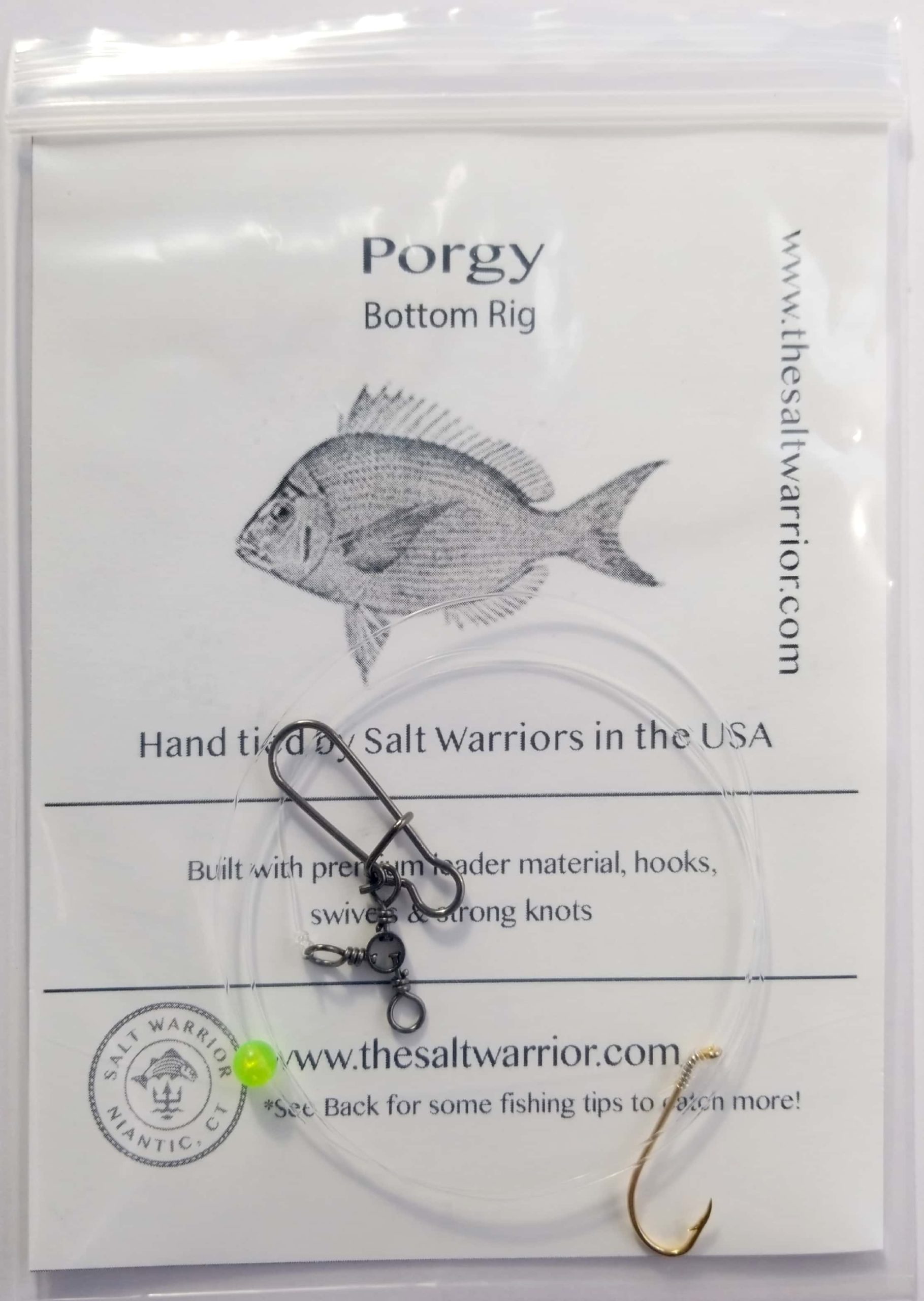 Porgy Rig - Double Hook Style