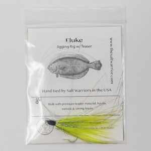 Fluke Jigging Rig w/ Hand-tied Teaser