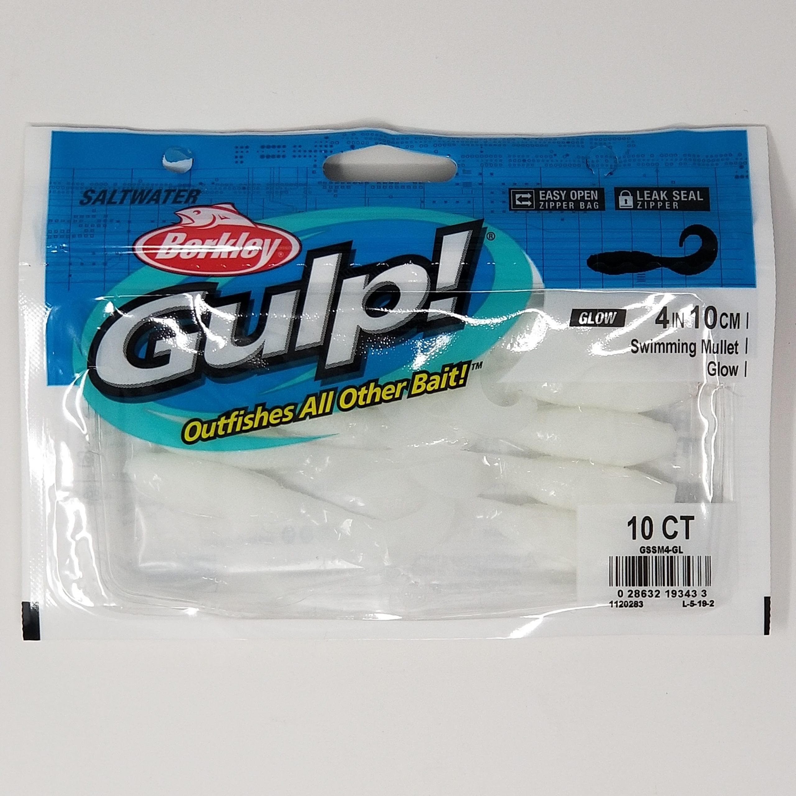 Saltwater Swimming Mullet 4in/10cm 12.5oz Recharge Baits Alive Details about   Berkley Gulp 